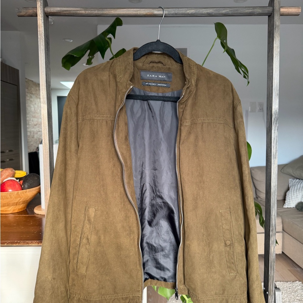 Zara Men's Olive Lightweight Jacket